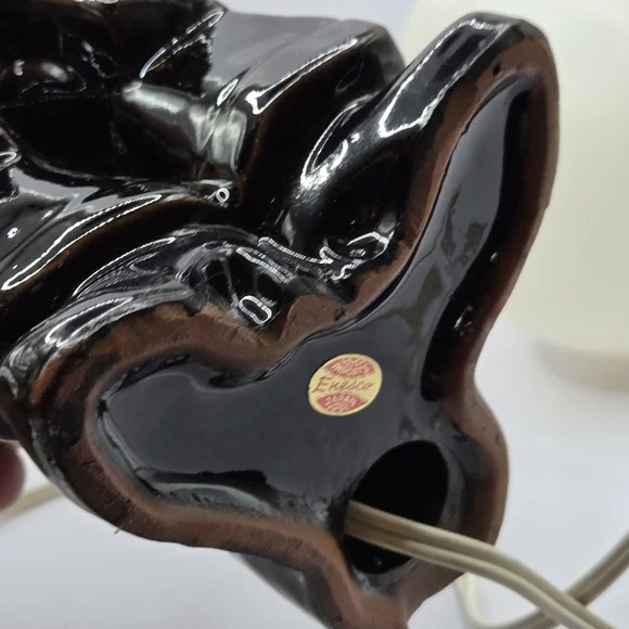 Rare Vintage Enesco Japan Lighted Pub Skidoo Sign Ceramic Lamp Post Musician - Picture 15 of 16